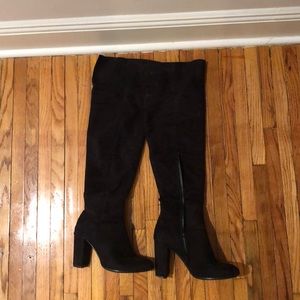 ASOS Thigh High suede boots size 8